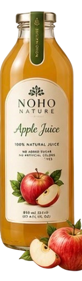 NOHO NATURE Apple Juice bottle