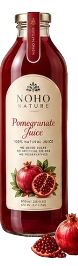 NOHO NATURE Pomegranate Juice bottle